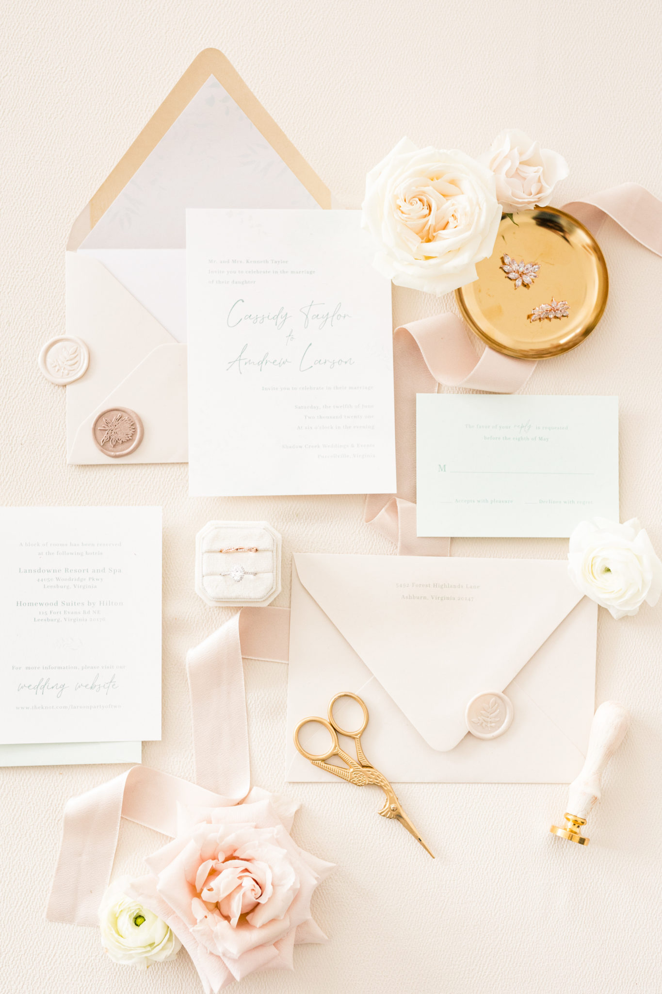 Your Guide To A Wedding Flat Lay Allthedaintydetails