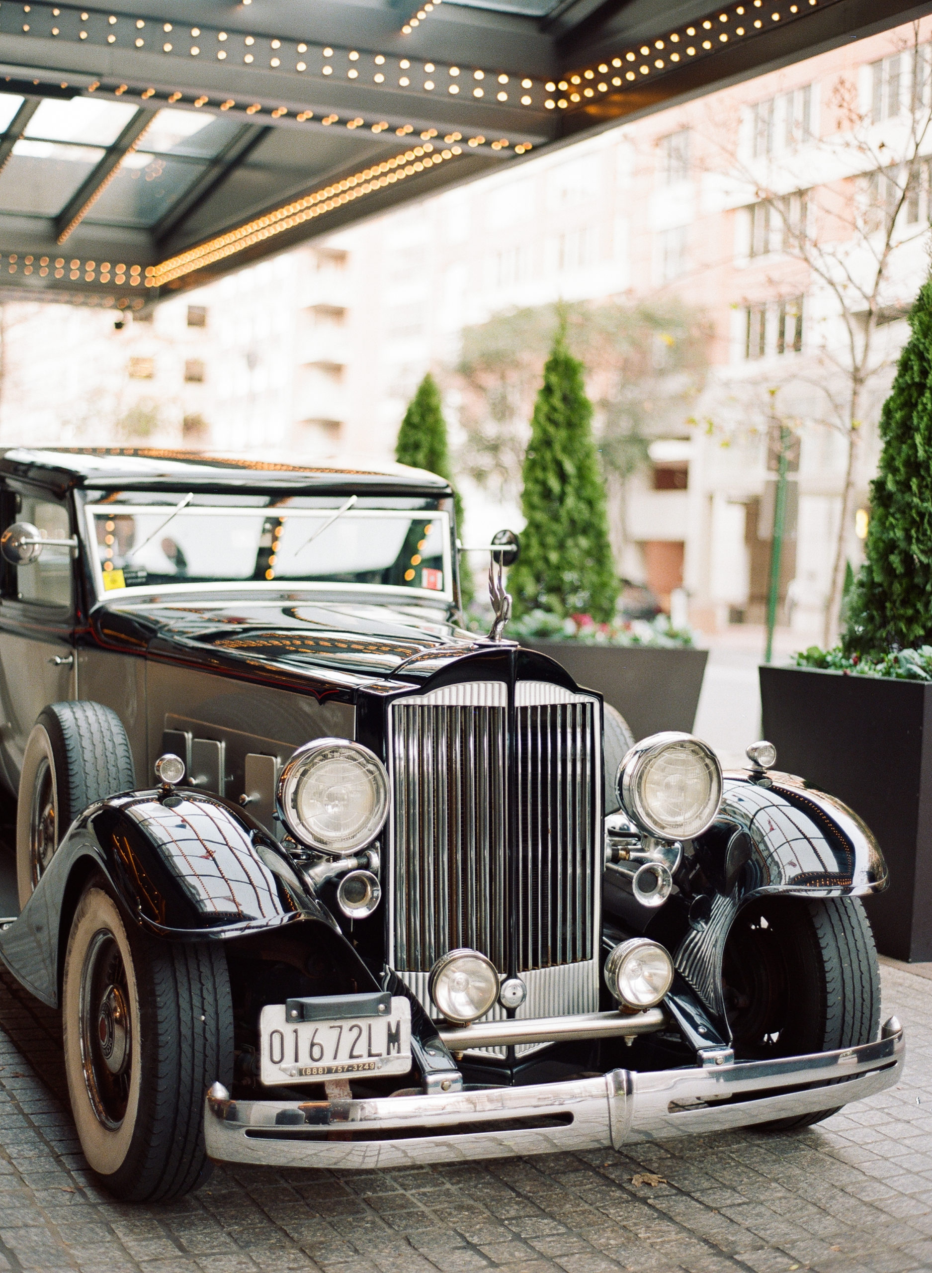 classic car for wedding