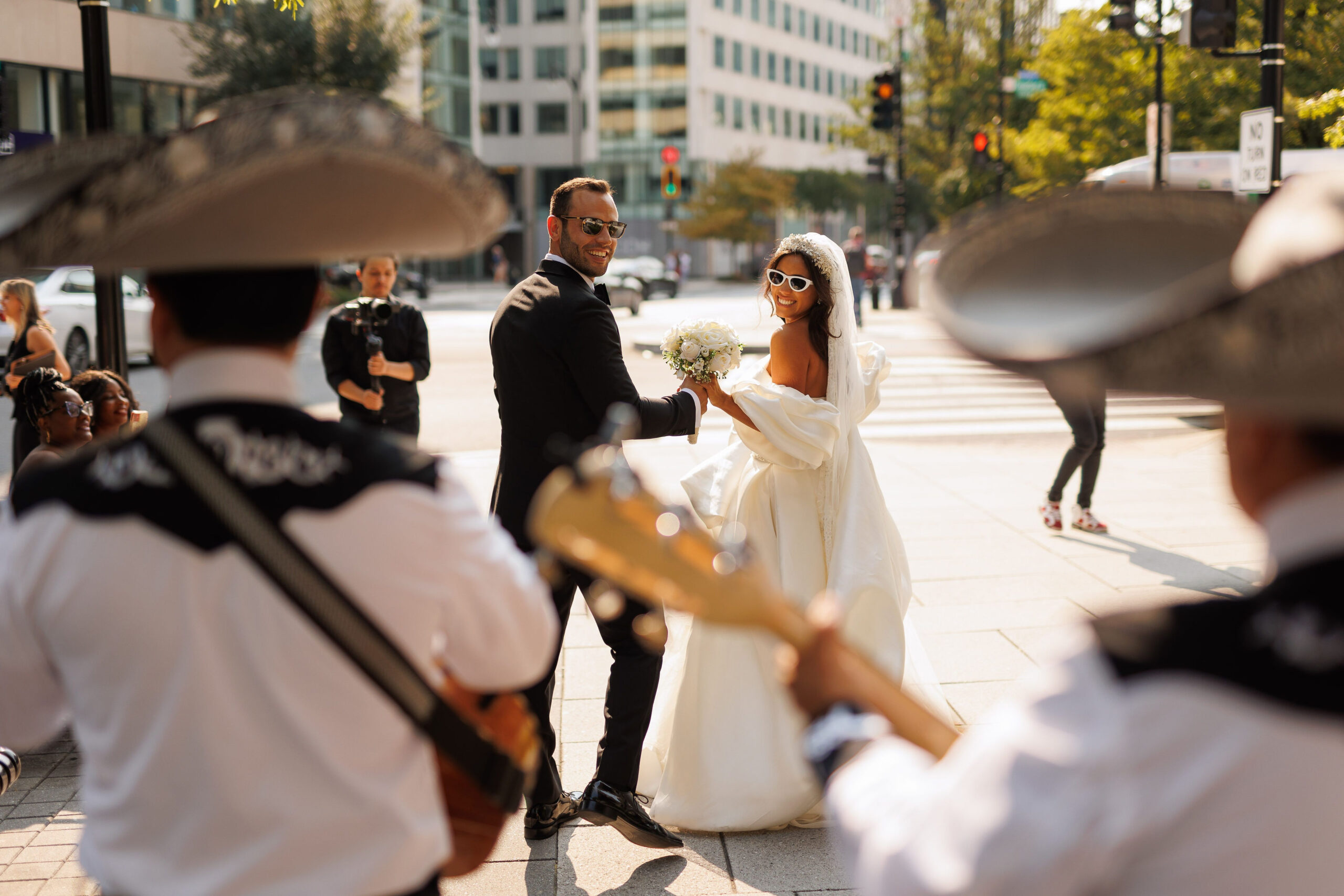 timeless dc wedding procession from ceremony to reception