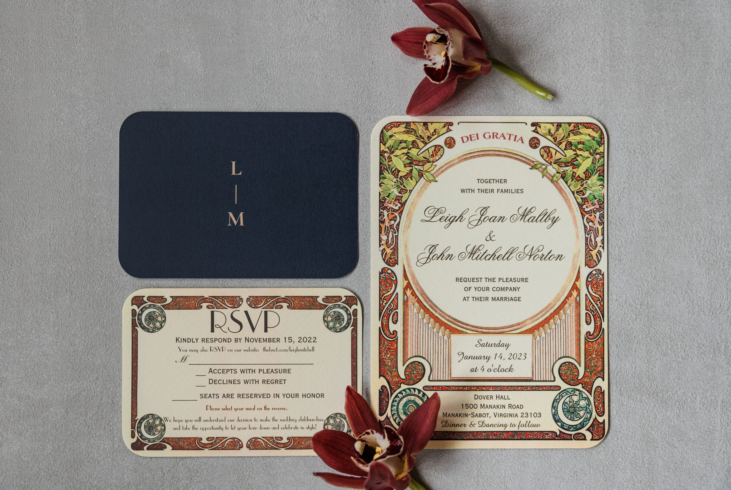 fairytale wedding invitation suite