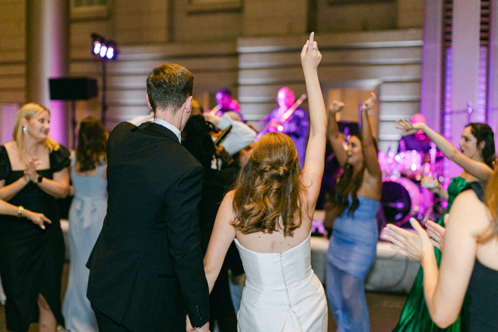 Smithsonian museum wedding reception dance floor
