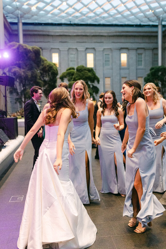 Smithsonian museum wedding reception dance floor