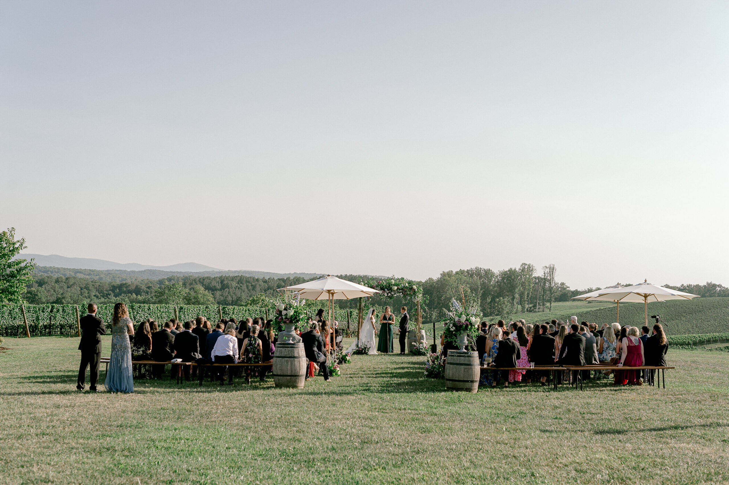 virginia winery wedding ceremony