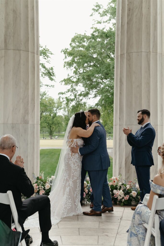 dc wedding ceremony at the dc war memorial