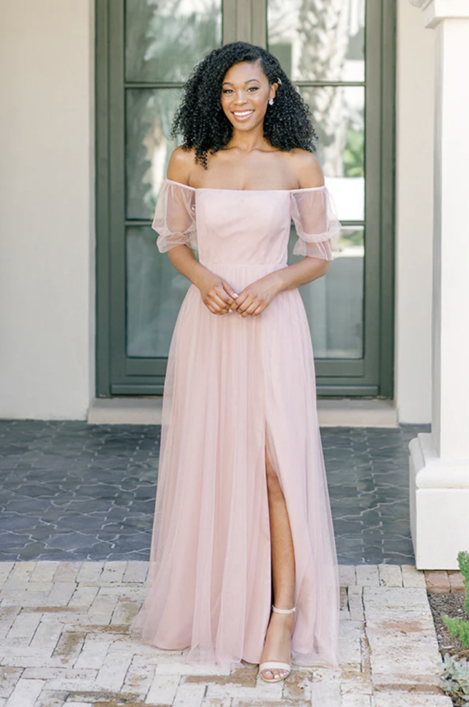 tulle bridesmaid dresses