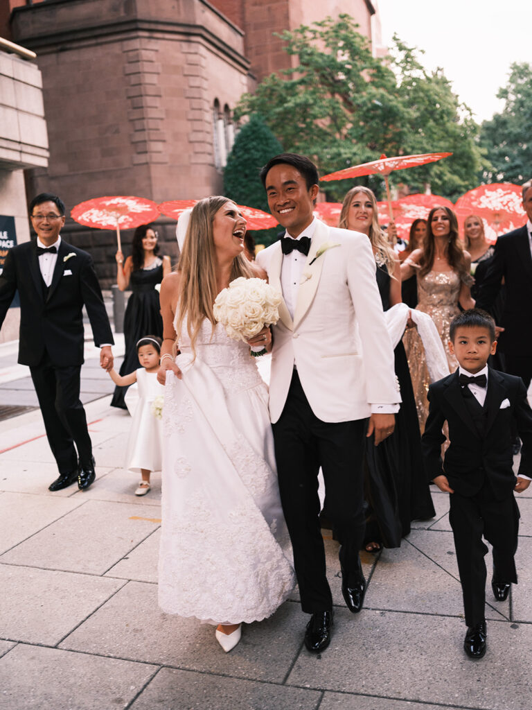 chinese dragon wedding ceremony exit