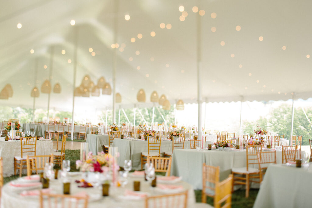 farm wedding reception