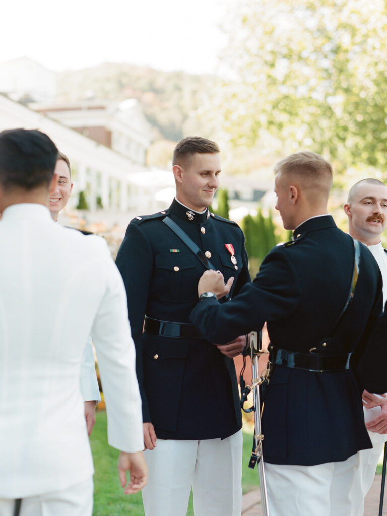 virginia fall wedding groomsmen