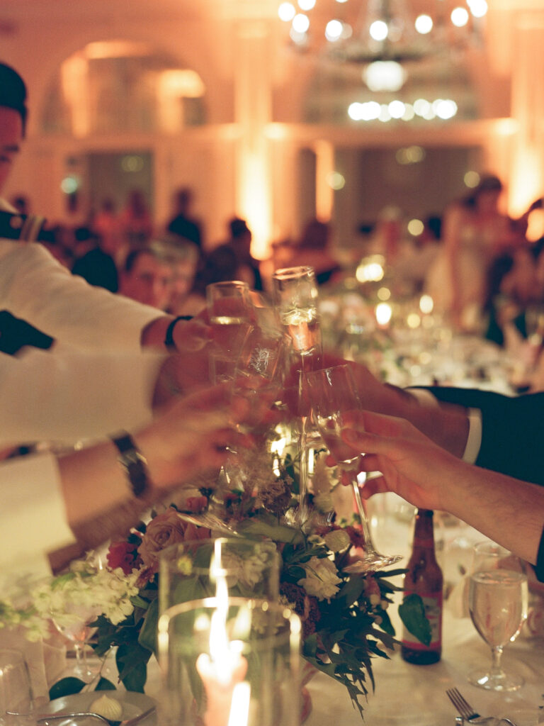 wedding reception cheers