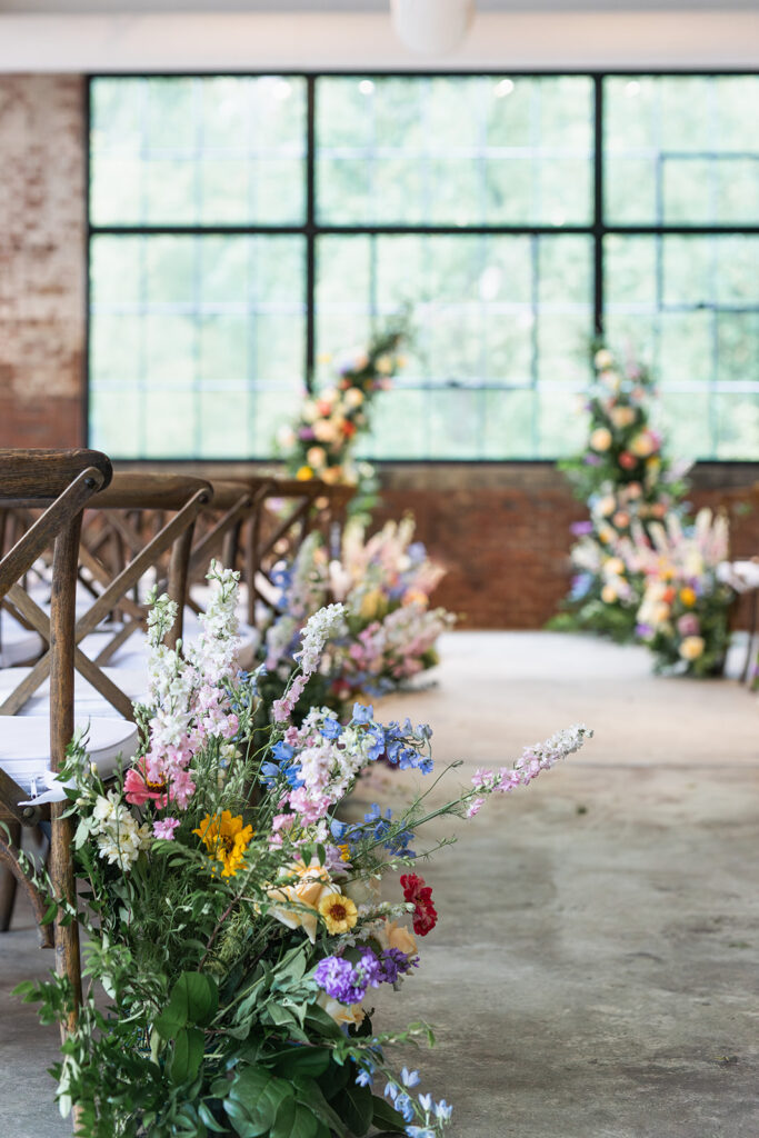 summer wedding florals