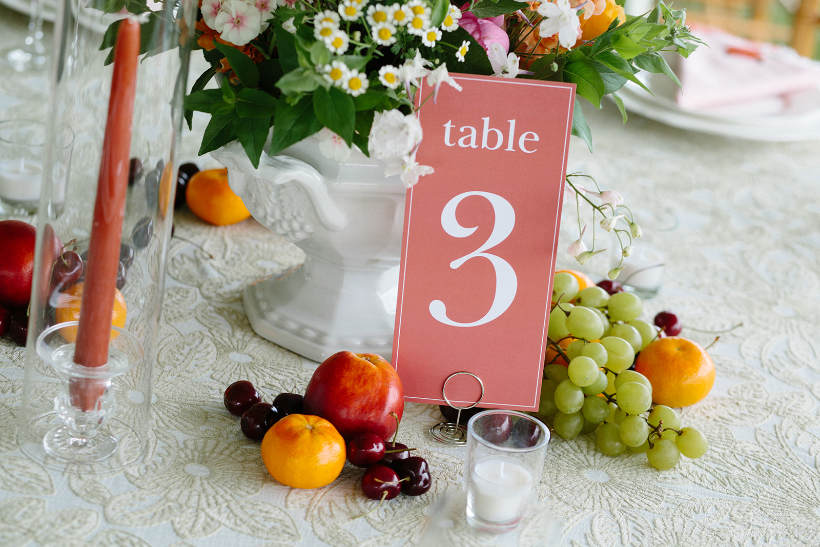 summer wedding decor