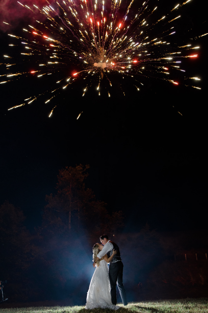 wedding fireworks