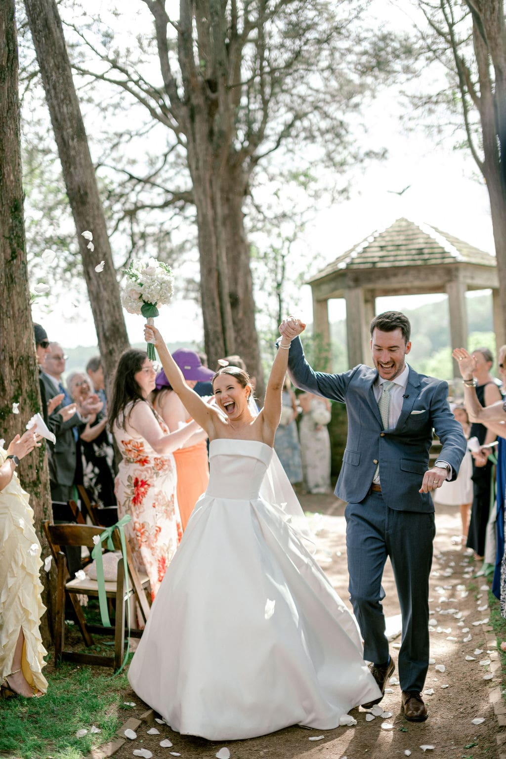 garden wedding in virginia outdoor wedding ceremony
