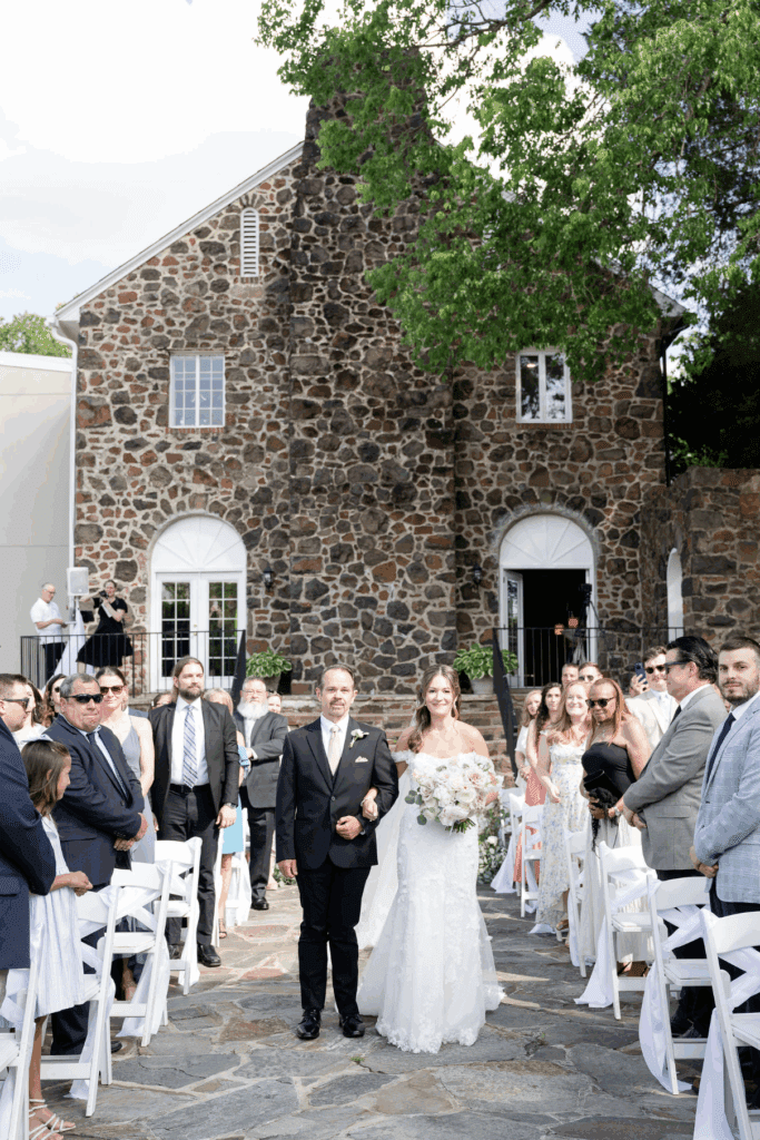 poplar springs manor wedding outdoor wedding