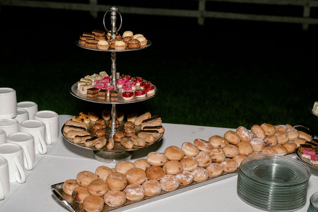 wedding planning timeline - catering