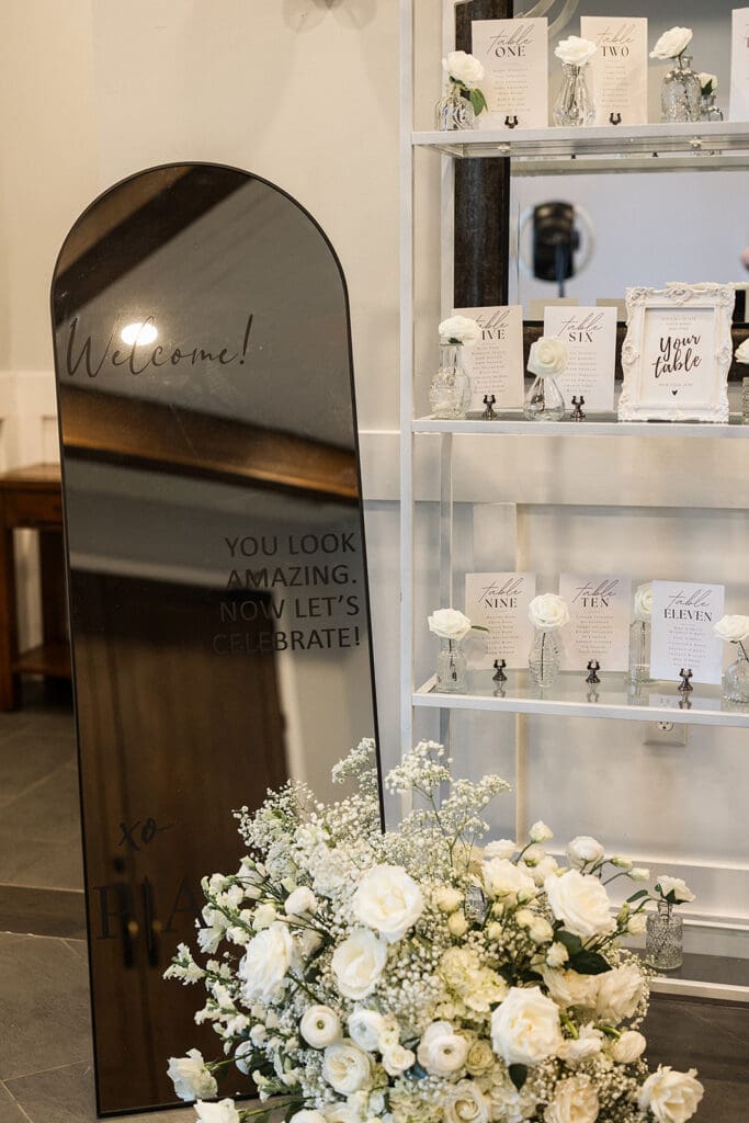wedding sign