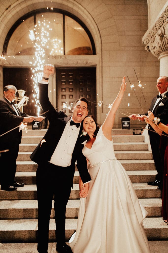 sparkler wedding exit