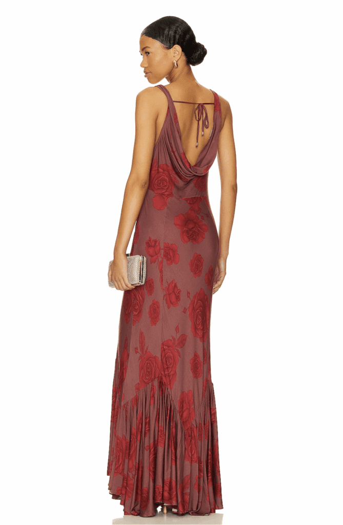 floral wedding guest dress