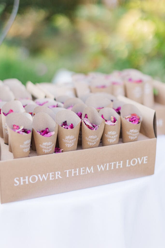 flower petal cones