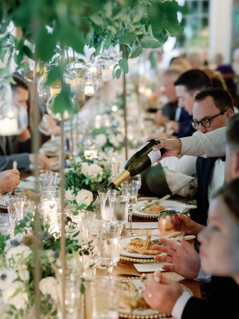 italian inspired wedding at the seclusion tablescape