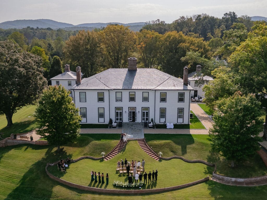 backyard wedding in charlottesville