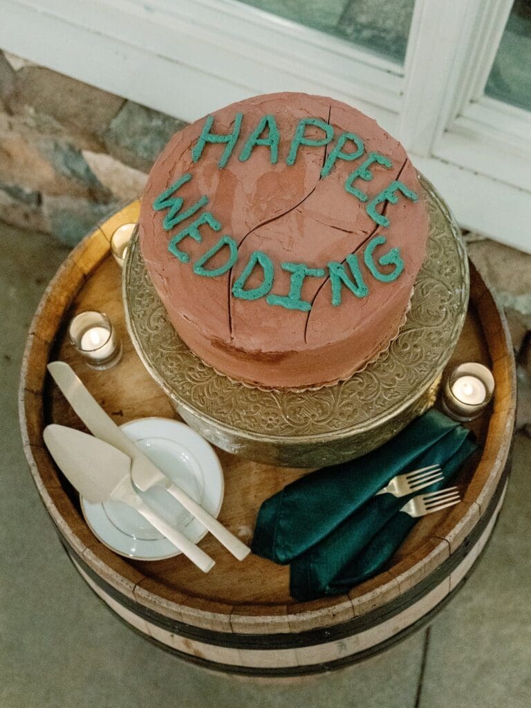 harry potter wedding cake
