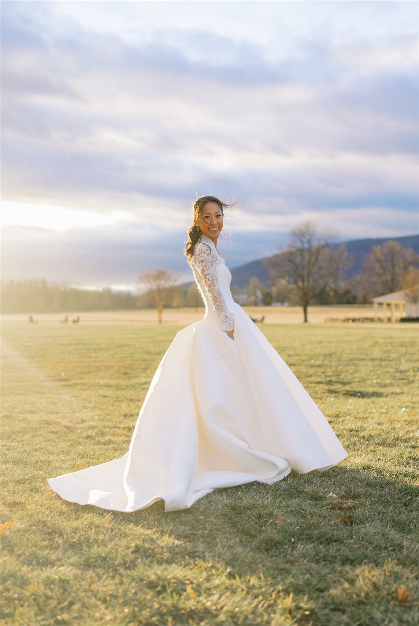 wedding at king family vineyards bridal portraits